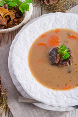 stone mushroom soup