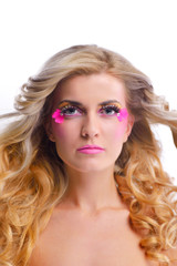 Fototapeta premium Beautiful Woman with Luxury Makeup