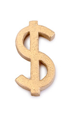 Obraz premium golden dollar symbol