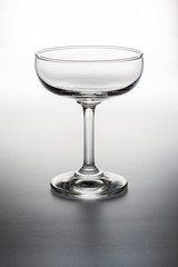 Empty glass isolated