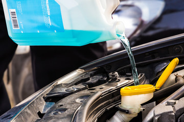 Washer fluid fill.