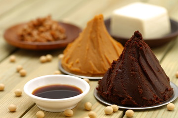 色々な大豆加工食品