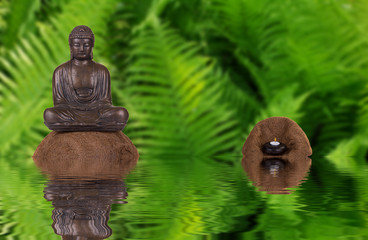Buddha im Wasser