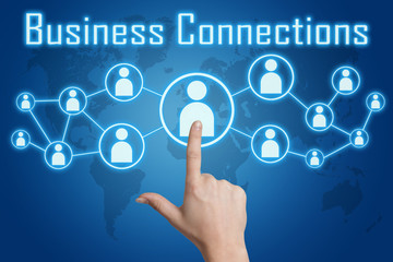 pressing business connections icon