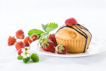 strawberry muffins