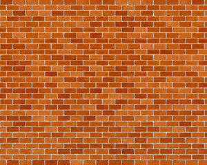 Naklejka na ściany i meble brick wall seamless illustration background