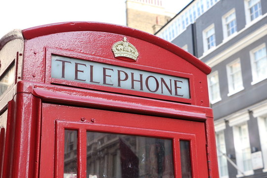 London's telephone box