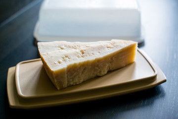 piece of parmesan cheese