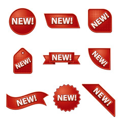 new label and sticker set