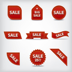 sale labels and tags