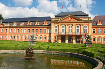 Fototapeta na wymiar Dobris chateau. Czech republic.