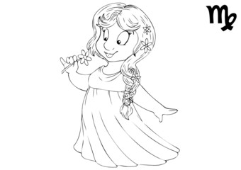 Virgo, Jungfrau, Virge, Sternzeichen, Tierkreiszeichen