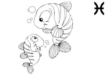 Fische, Pisces, Poissons, Piscis, Sternzeichen, Tierkreiszeichen
