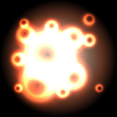 Abstract hot background