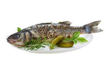 Roasted seabass