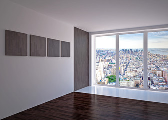 Modern interior of bathroom