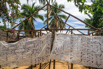 Embroidered tablecloths