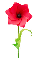 Obraz premium Origami poppy flower