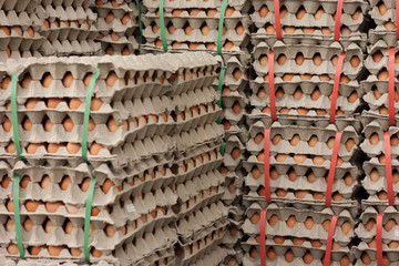 eggs in paper package