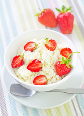 cottage with strawberry