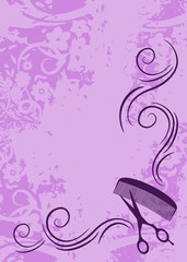 beauty salon flyer or background