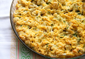 Casserole with cauliflower