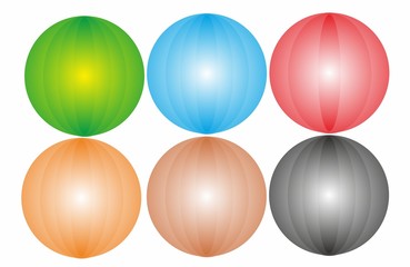 vector spheres balles