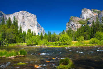Yosemite Valley in Yosemite National Park,California