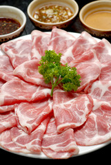 Raw Pork Sliced