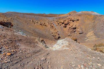 Greece Santorini island in Cyclades,  beautiful  wide view of th © korpithas