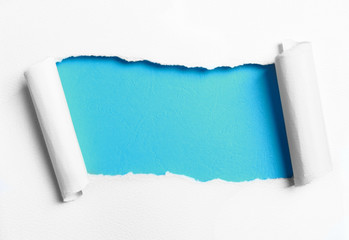 ripped white paper