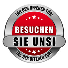 5 Star Button rot BESUCHEN SIE UNS TDOT TDOT
