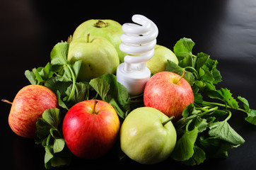 Fruits and vegetables are the food for energy