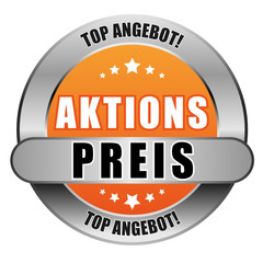 5 Star Button orange AKTIONSPREIS TA TA