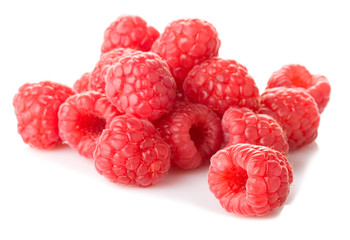 fresh sweet raspberries