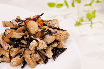 日本の食卓・ひじき・大豆炊き合わせ