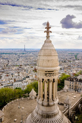 Tour Eiffel vue du dôme du Sacré Coeur de Paris