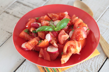salade de tomates
