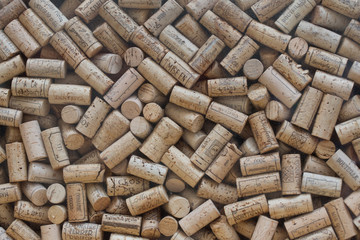 Background of wine corks