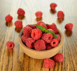 fresh  raspberries