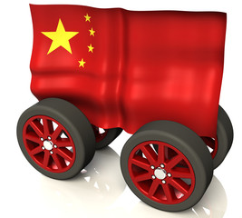 Fototapeta na wymiar Autos Cina