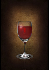 Glass of wine