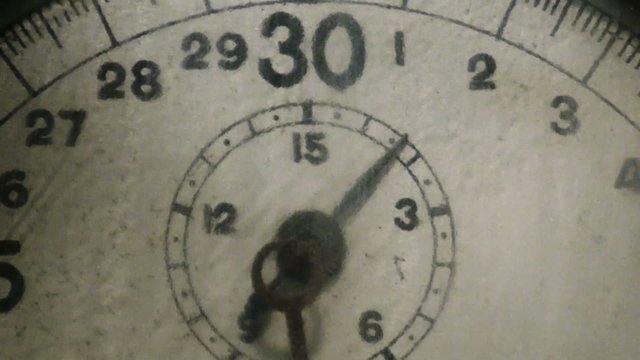 Zeitrafferaufnahme Stoppuhr Detail
