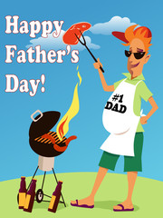 Happy Father's Day Card Template
