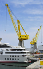 Fototapeta premium Yacht building