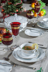 decorated table