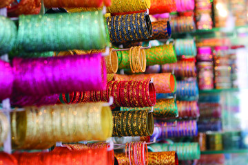 Fototapeta premium Bangles - Laad Bazaar, Hyderabad
