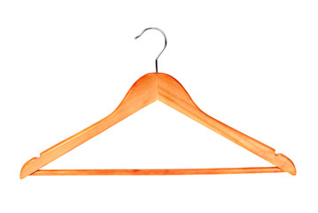 Wooden coat hanger