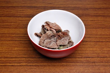 Ears mushrooms in a bowl