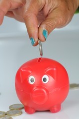 Sparen im Sparschwein